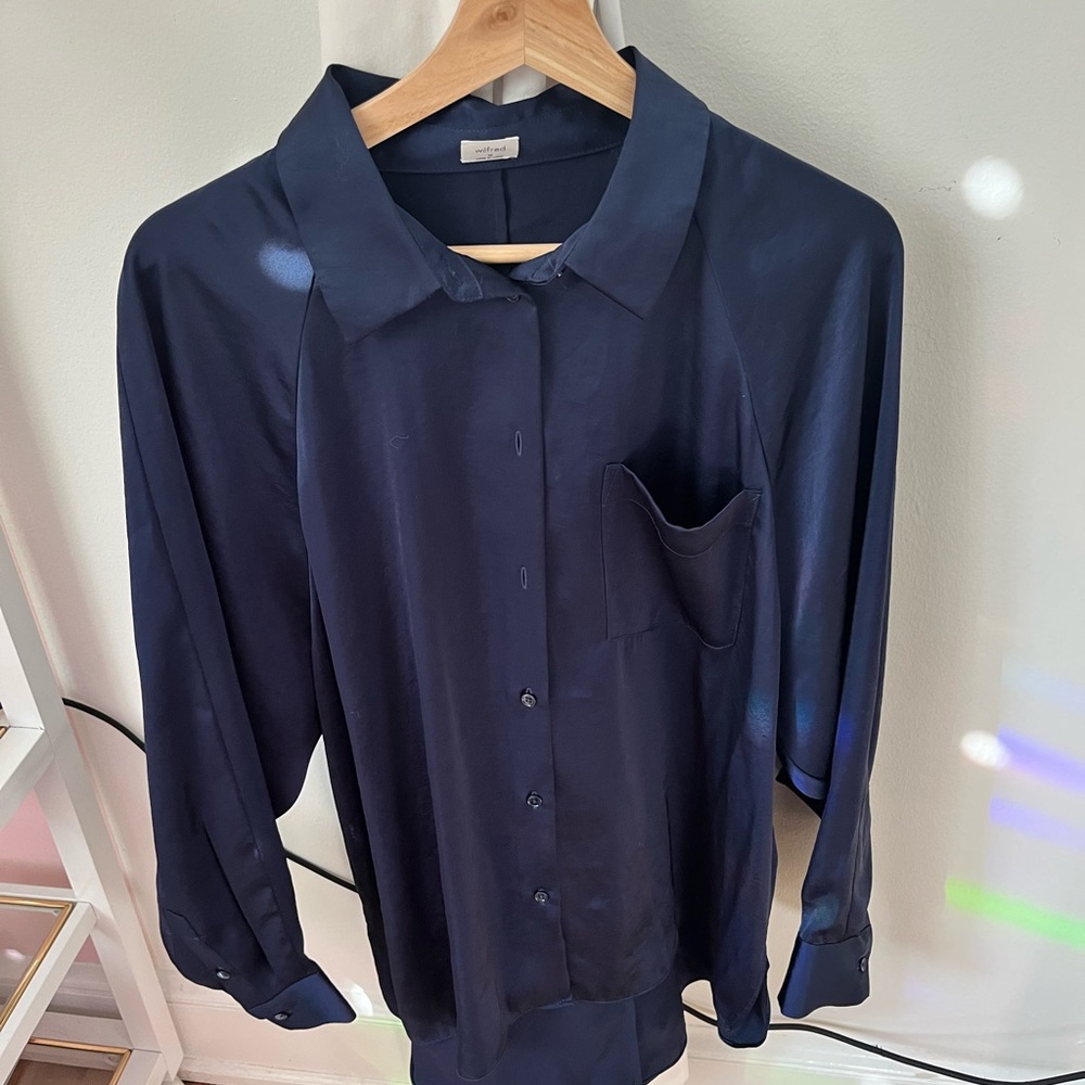 Wilfred Satin Button Up From Aritiza - image 1